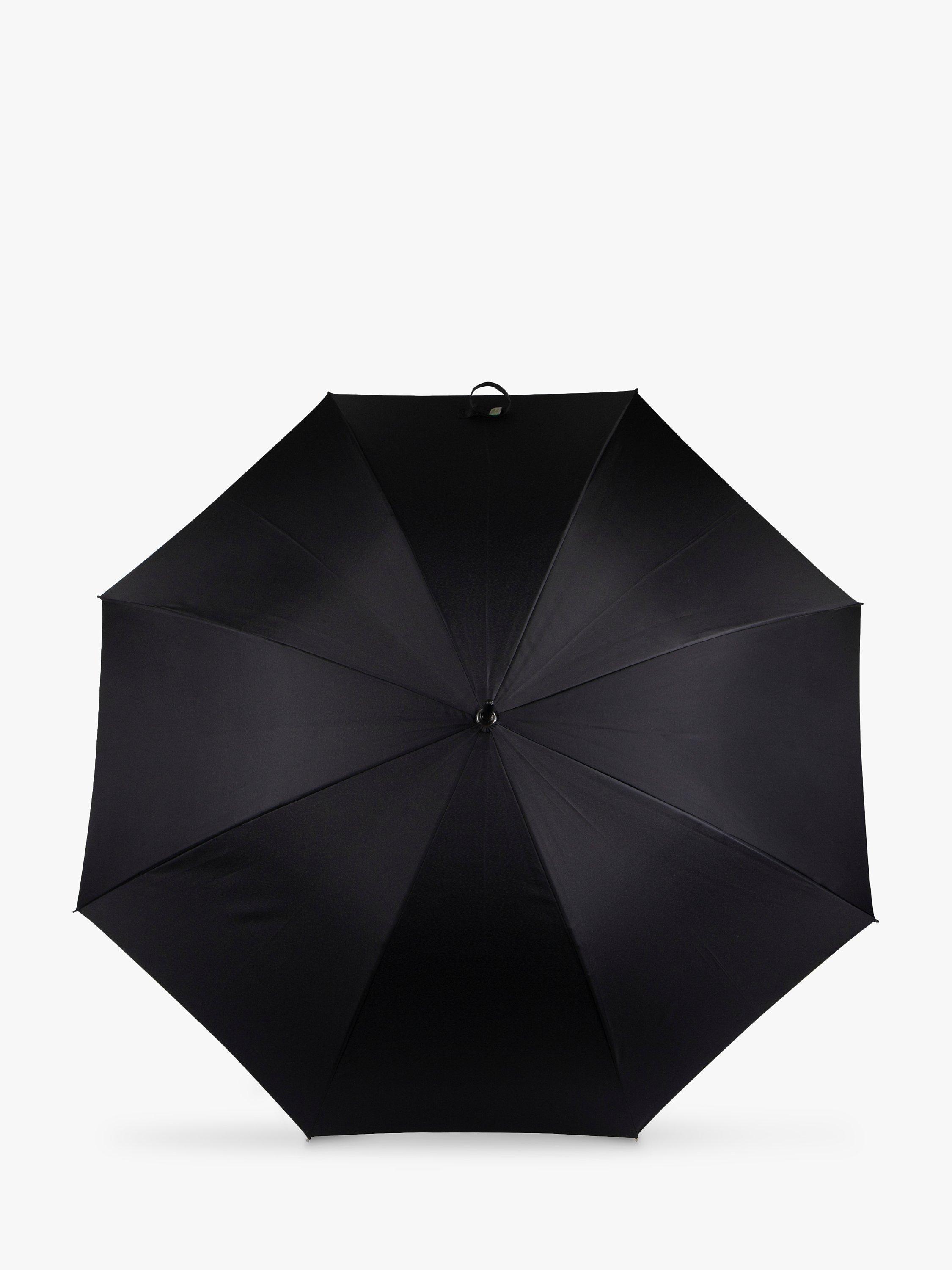 Product image 3 of 4, which shows totes ECO-BRELLA Auto Walker Wood Crook Handle Umbrella, Black