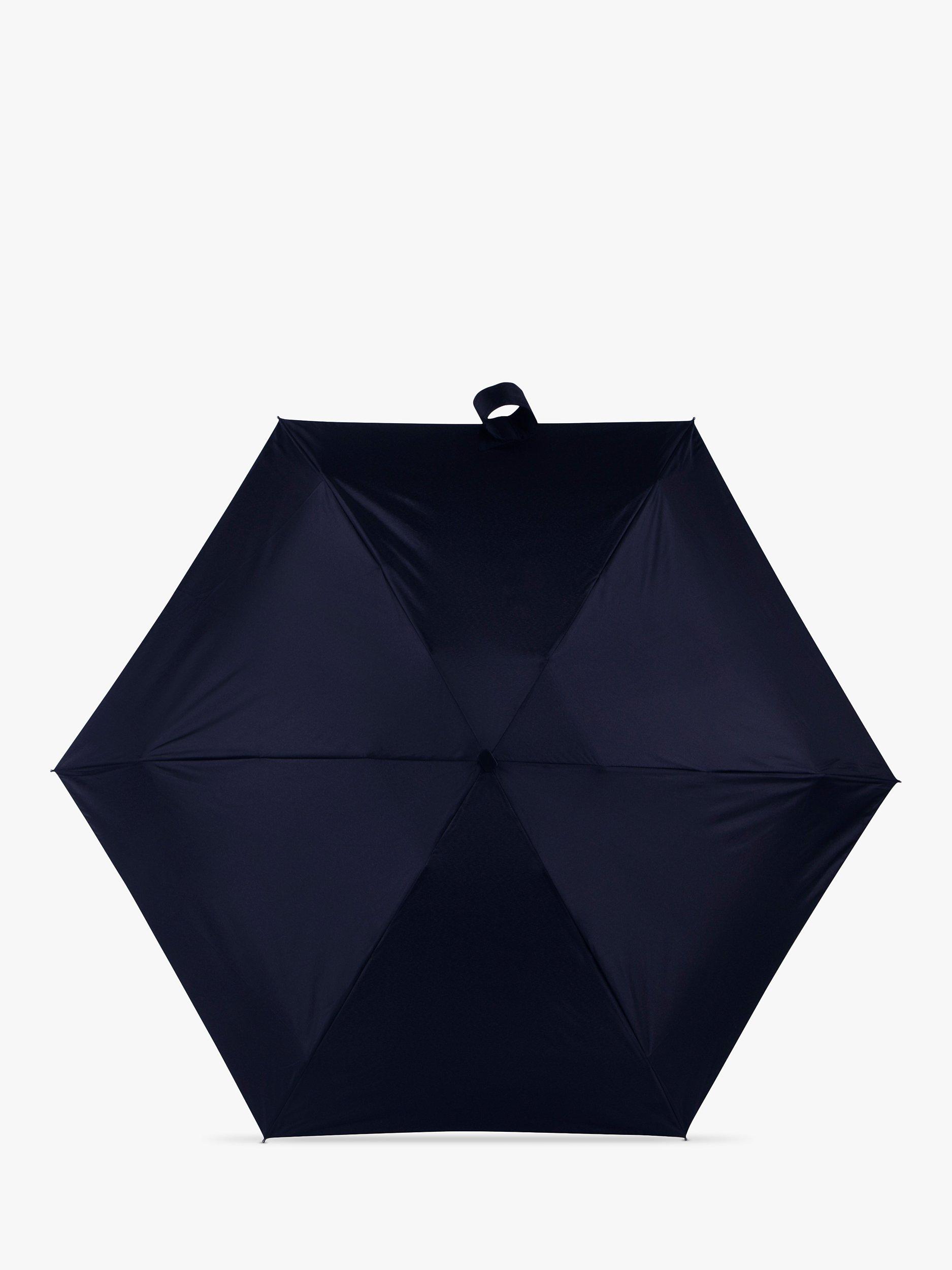 totes ECO-BRELLA Compact Mini Flat Umbrella, Navy