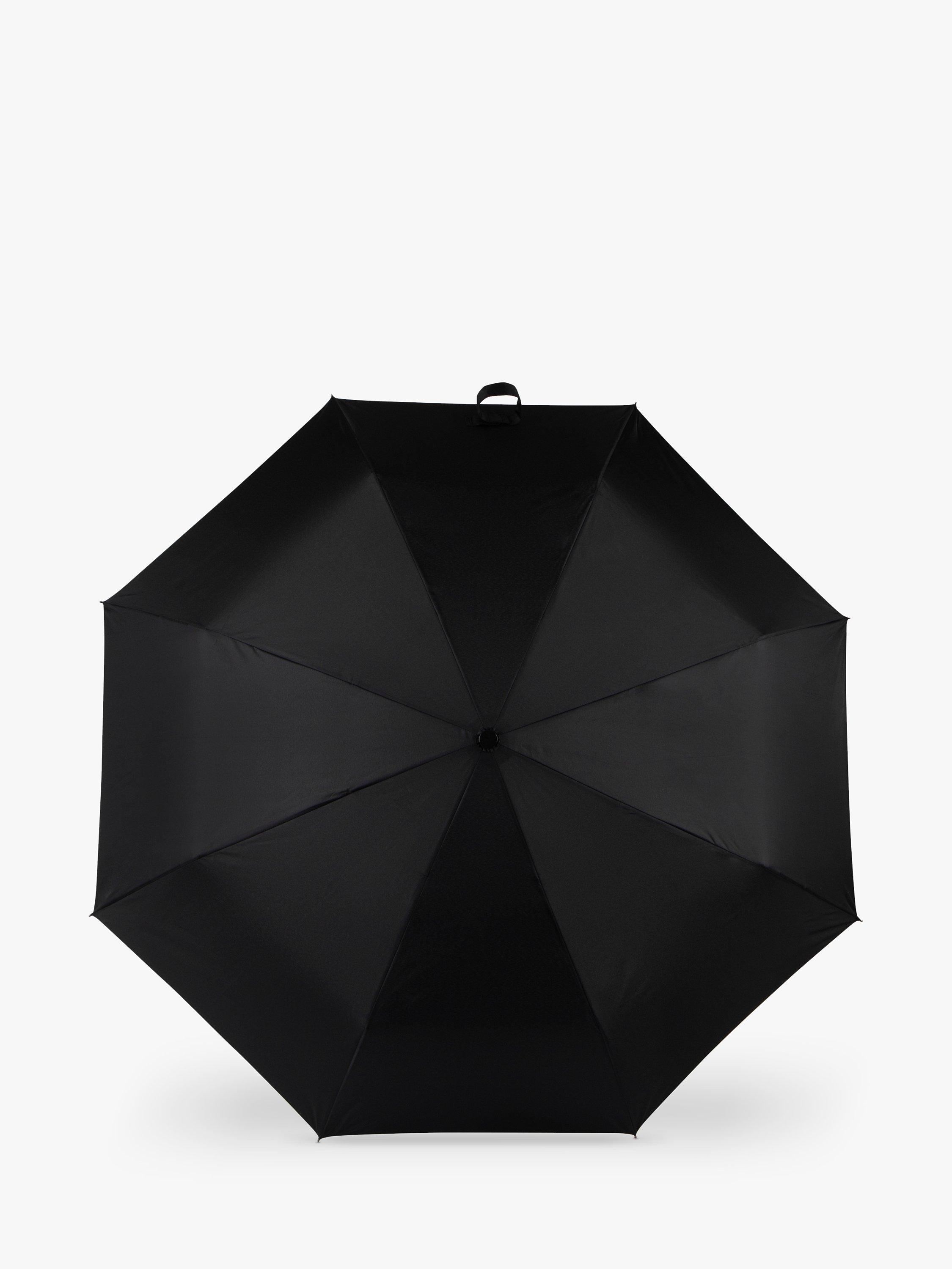 Product image 3 of 5, which shows totes ECO-BRELLA Manual Leatherette Crook Handle Umbrella, Black