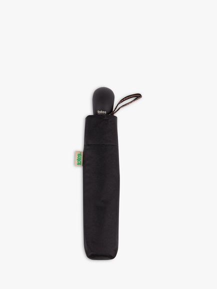 totes ECO-BRELLA Supermini Gearstick Handle Umbrella, Black - view 2, Black