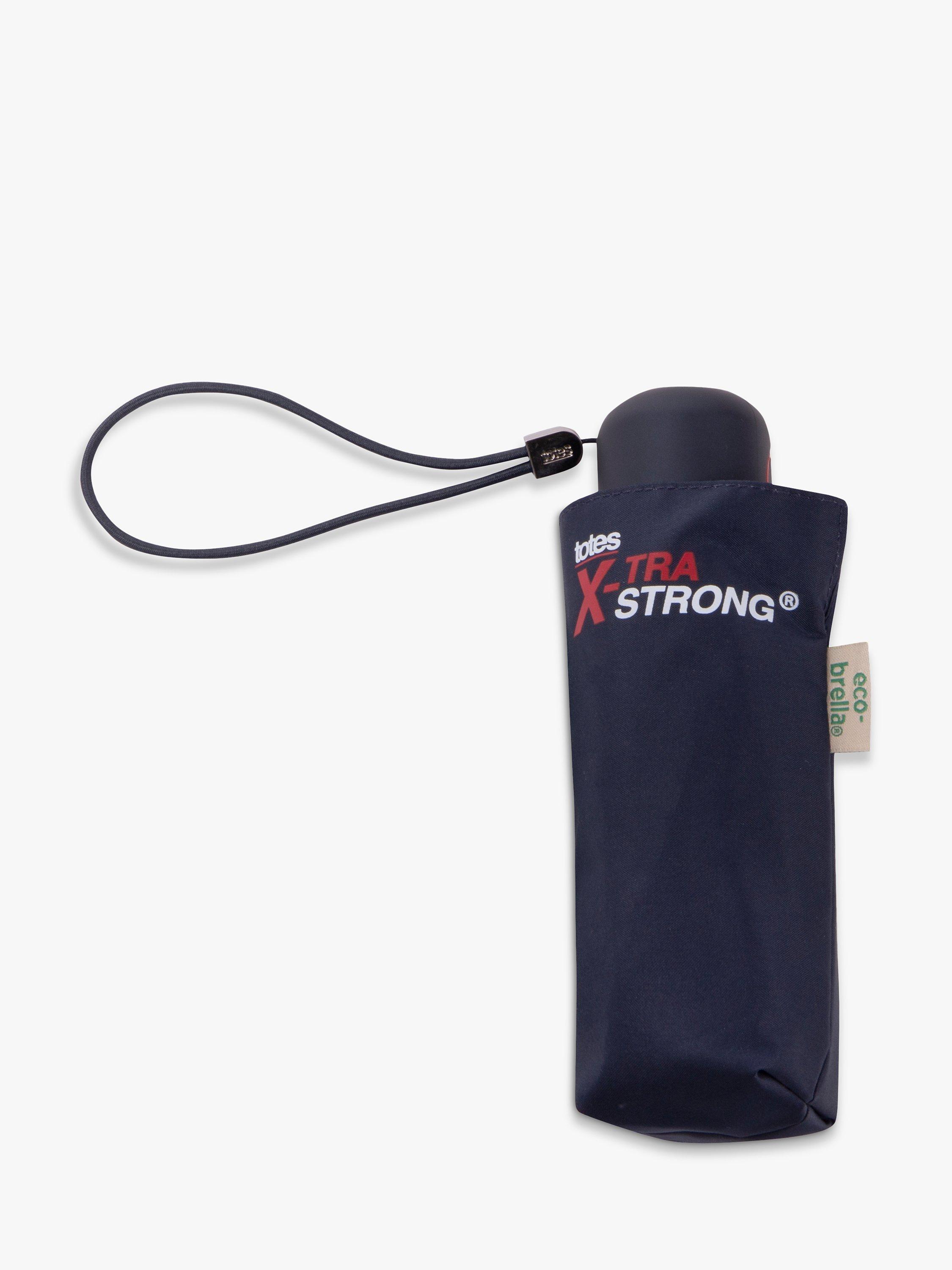 Product image 2 of 5, which shows totes ECO-BRELLA X-tra Strong Mini Umbrella, Navy
