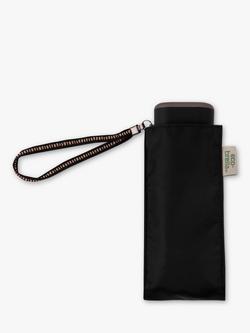 totes ECO-BRELLA Compact Mini Flat Umbrella, Black - view 2, Black