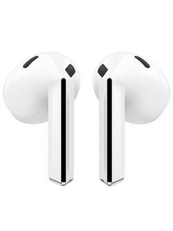 Samsung Galaxy Buds3 True Wireless Earbuds with Galaxy AI & Active Noise Cancellation, Silver, White