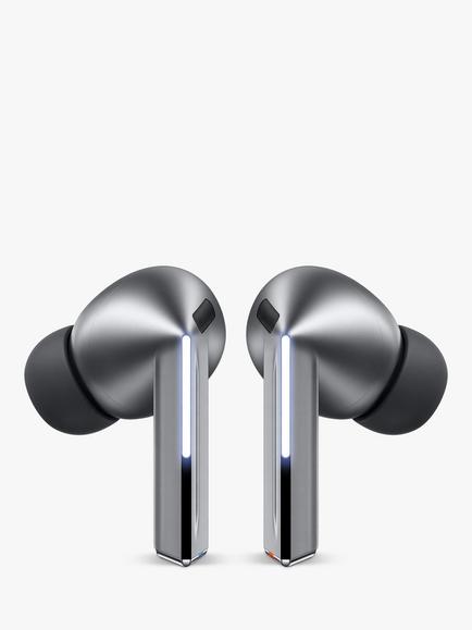 Samsung Galaxy Buds3 Pro True Wireless Earbuds with Galaxy AI & Active Noise Cancellation, White - view 2, Silver