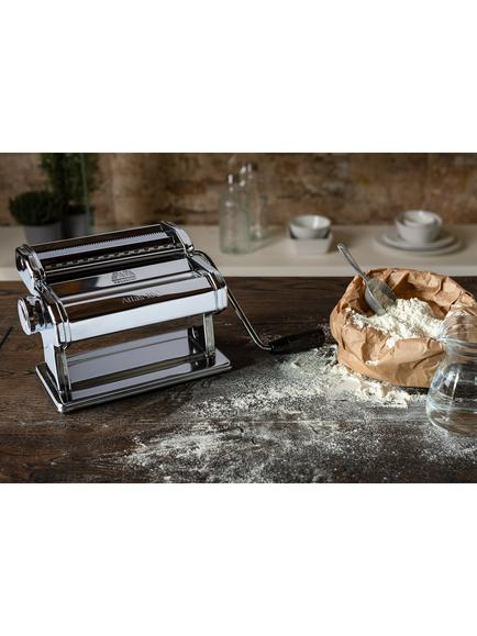 Marcato Atlas Roller 180 Pasta Machine, Silver Chrome - view 2, Silver Chrome