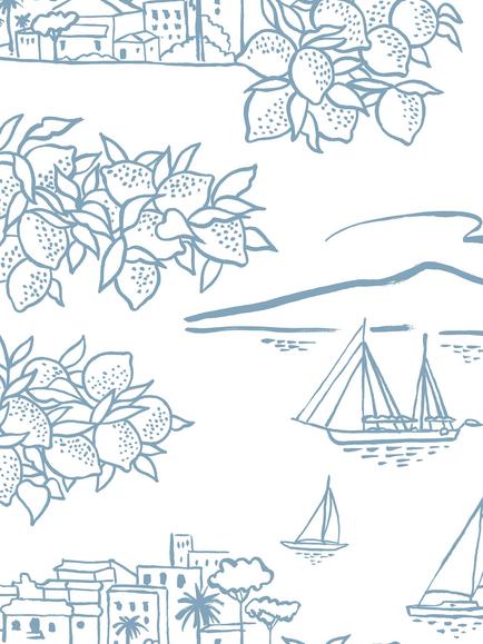 Mini Moderns Limoneto Wallpaper, Chalkhill Blue MMTLG04CB