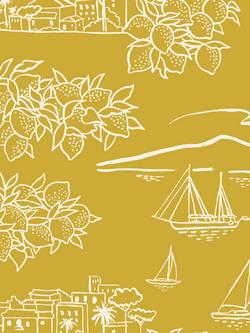 Mini Moderns Limoneto Wallpaper, Mustard MMTLG04MU