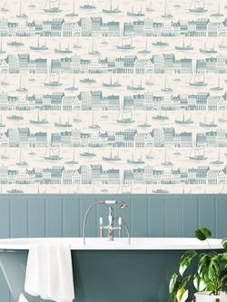 Mini Moderns Postcard to Inger Wallpaper - view 2, High Tide MMTLG05HT