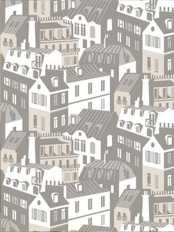 Mini Moderns Emma's Apartment Wallpaper, Stone MMTLG06ST