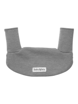 BabyBjörn Harmony Jersey Bib, Light Grey