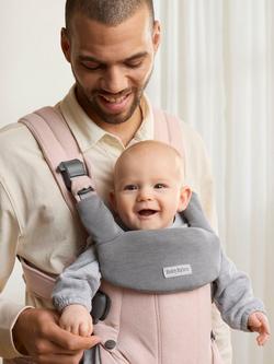 BabyBjörn Harmony Jersey Bib - view 2, Light Grey