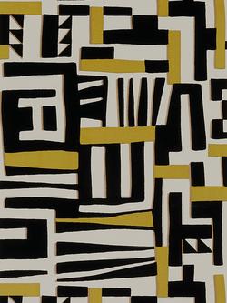 Osborne & Little Zawaya Wallpaper, Black/Ivory W7851-01