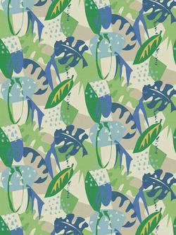 Osborne & Little Zylina Wallpaper, Indigo/Emerald W7852-01