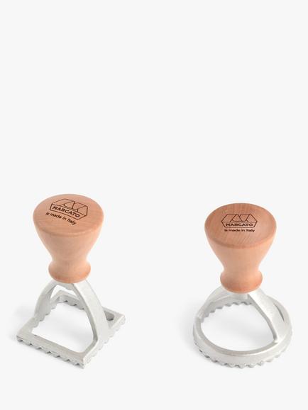 Marcato Round & Square Ravioli Stamps Gift Set, Silver
