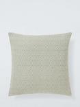 John Lewis Diamonds Cushion, Green