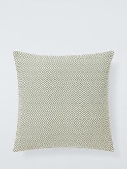 John Lewis Diamonds Cushion - view 2, Green