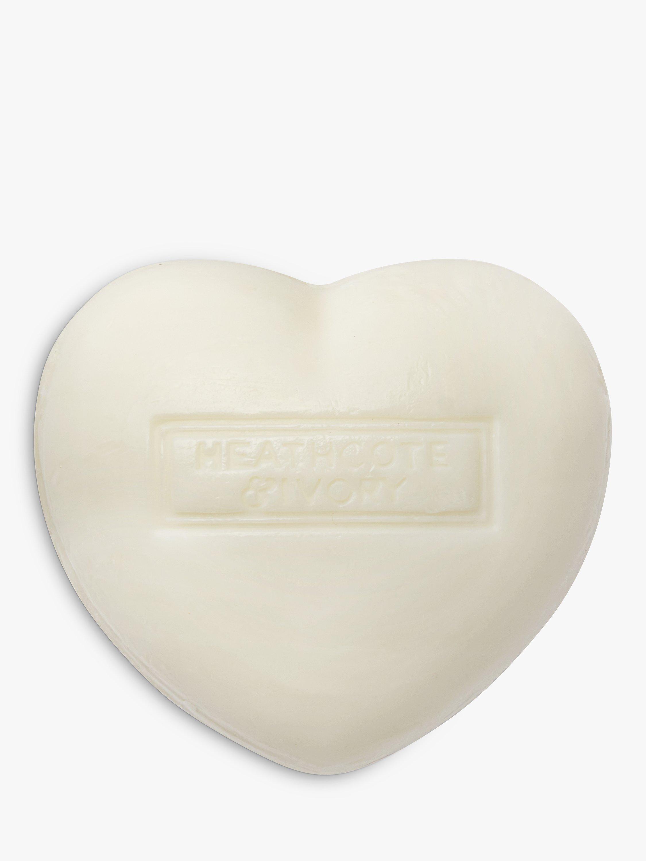 Product image 3 of 5, which shows Heathcote & Ivory Merry & Wild Heart Shaped Soap
