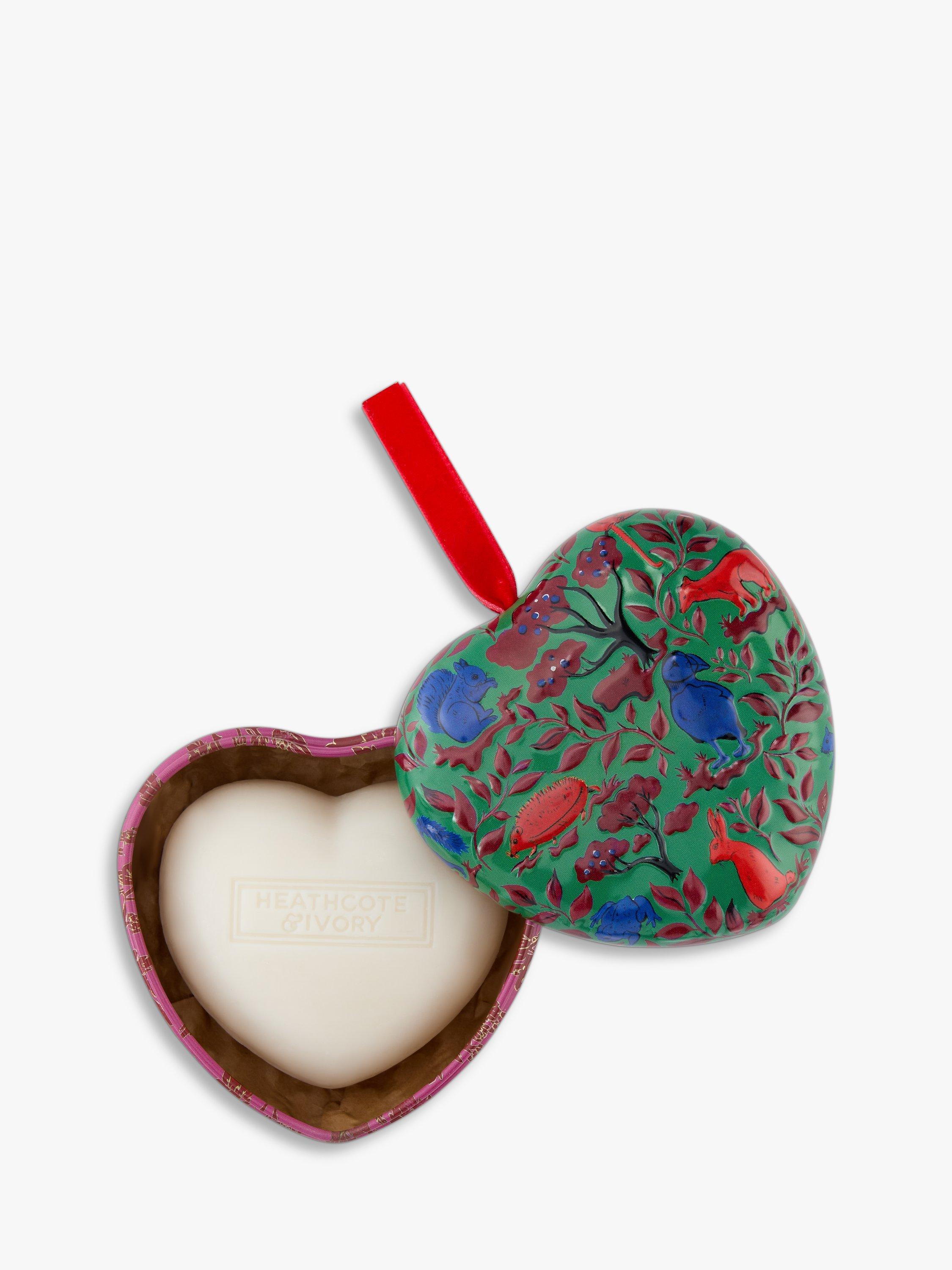 Product image 4 of 5, which shows Heathcote & Ivory Merry & Wild Heart Shaped Soap
