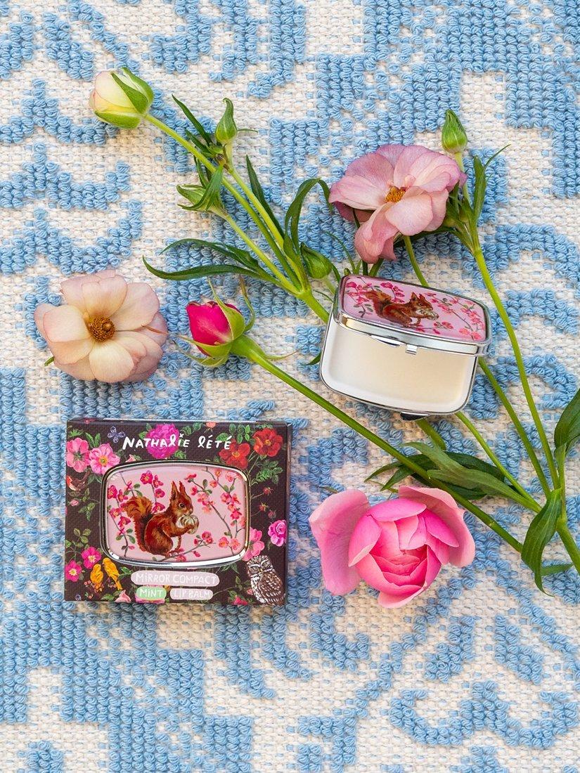 Product image 3 of 3, which shows Nathalie Lété Mirror & Lip Gift Set