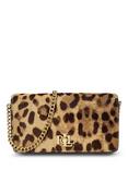 Lauren Ralph Lauren Turn Lock Tech Cross Body Bag, Brown/Multi