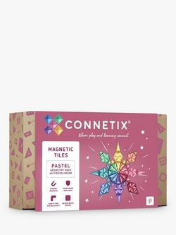 Connetix Pastel 40 Piece Geometry Pack, Multi