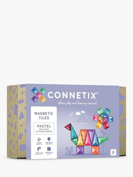 Connetix 32 Piece Pastel Mini Pack, Multi