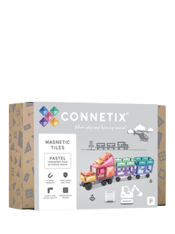 Connetix 50 Piece Pastel Transport Pack, Multi
