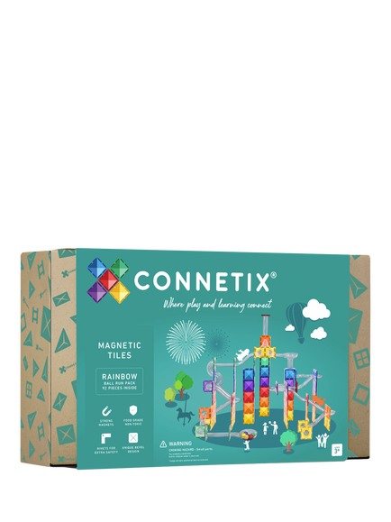Connetix 92 Piece Ball Run Pack, Multi