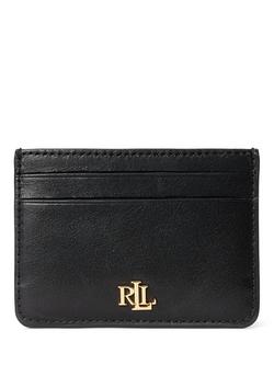 Lauren Ralph Lauren Leather Slim Card Holder, Black