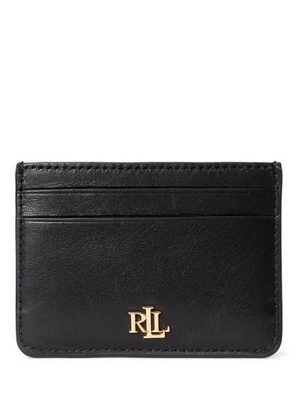 Lauren Ralph Lauren Leather Slim Card Holder, Black