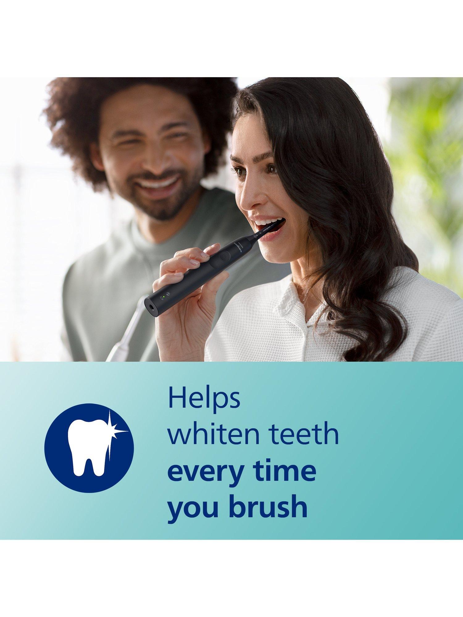 Product image 2 of 5, which shows Philips Sonicare Series 4100 HX3681/54 Electric Toothbrush, Black