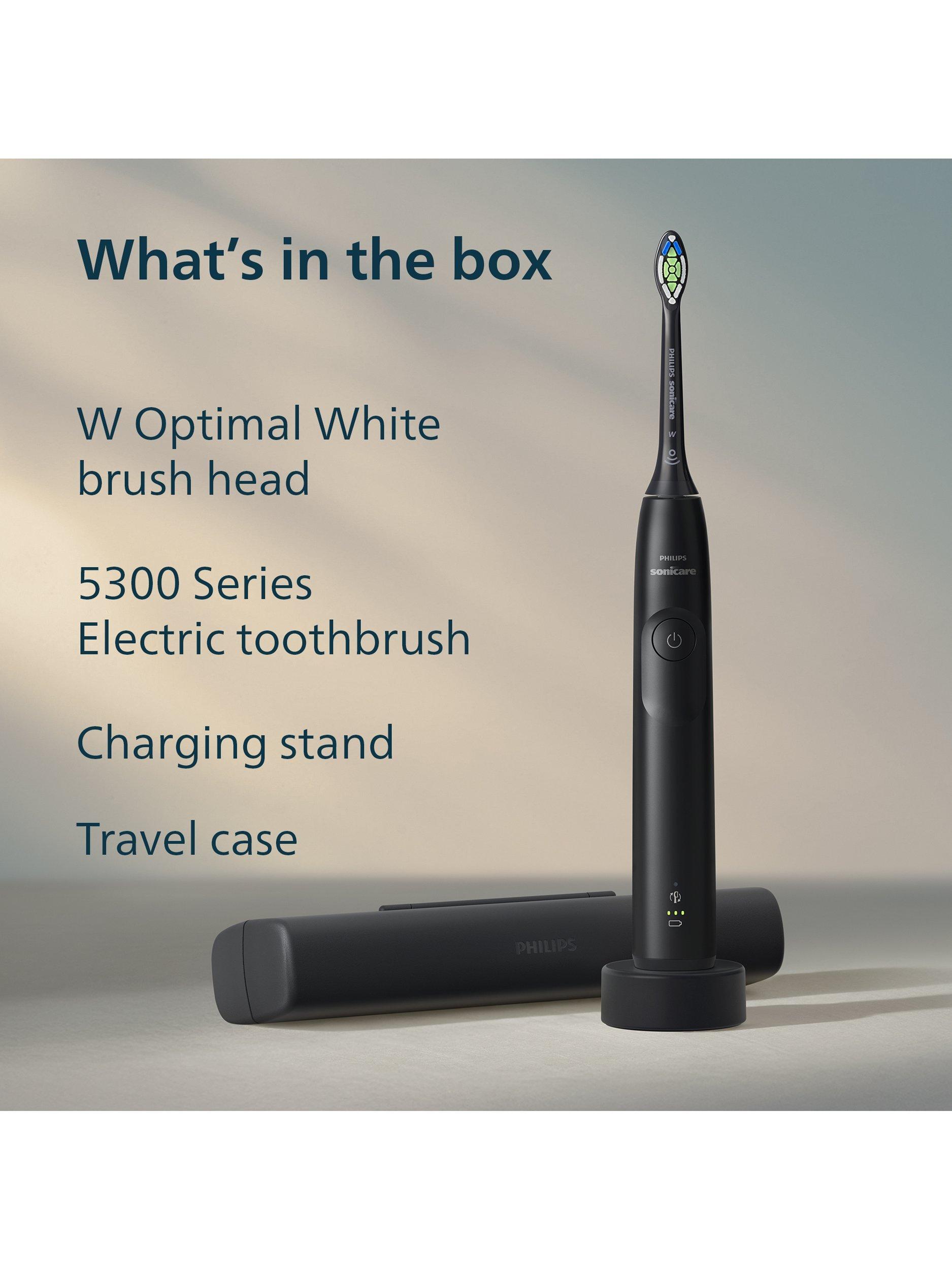 Product image 9 of 9, which shows Philips Sonicare 5300 HX7101/02 Electric Toothbrush, Black