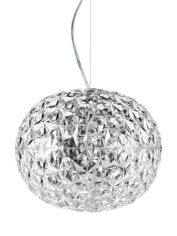 Kartell Planet LED Crystal Ceiling Light, Clear, Clear Clear