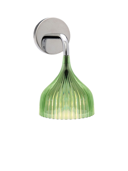 Kartell Rosette Wall Light, Mid Green - view 2, Green Mid