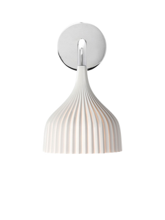 Kartell Pleated Shade Wall Light, White