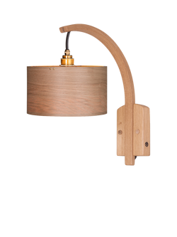Tom Raffield Stem Wall Light, Oak, Natural Natural