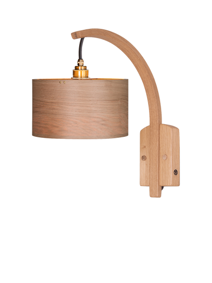 Tom Raffield Stem Wall Light, Oak, Natural Natural