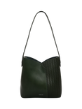 Radley The Cordelia Weave-Embossed Leather Medium Open-Top Shoulder Bag, Racing Green