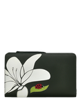 Radley Ladybirds Leather Medium Bifold Purse, Racing Green/Multi