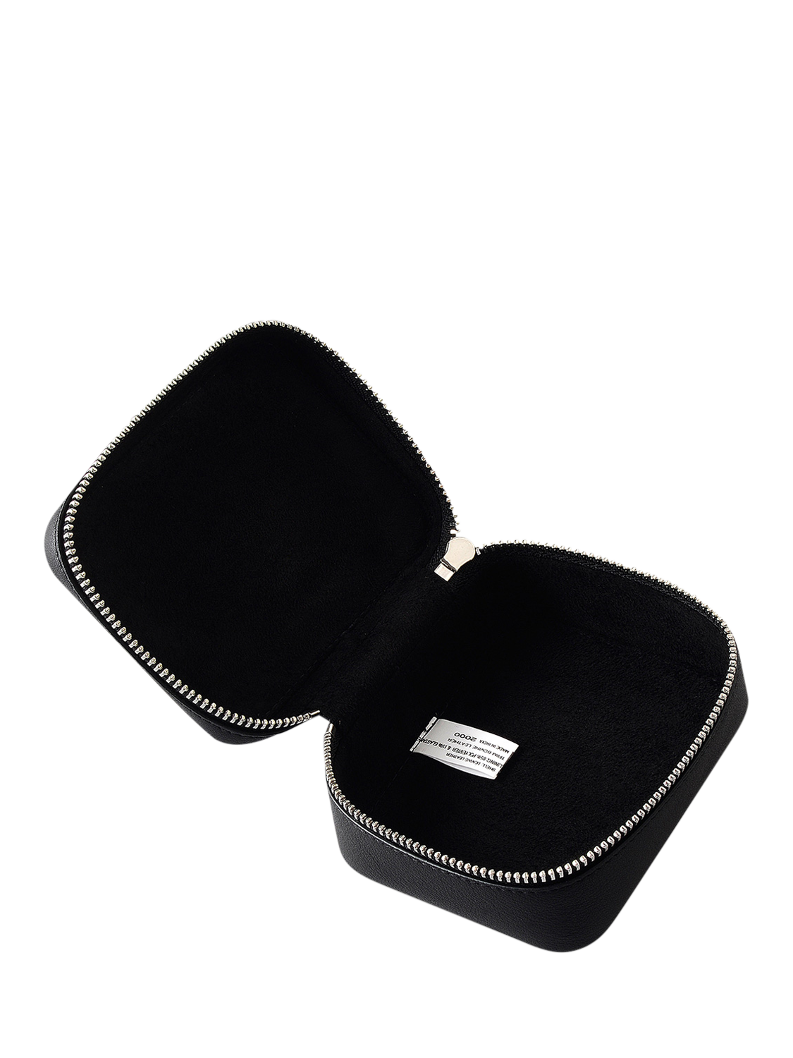 Product image 3 of 3, which shows Radley Commute Street Leather Small Zip Around Jewellery Pouch, Black