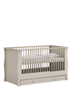 Little Acorns Celeste Cotbed, Cashmere/Grey Ash, Cashmere/Grey Ash