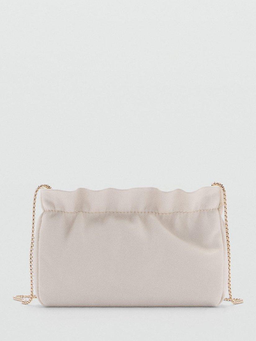 Product image 1 of 4, which shows Mango Alba Chain Strap Bag, Light Beige