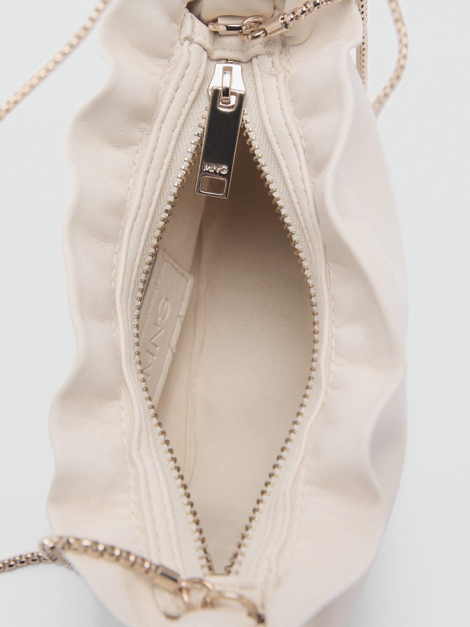 Product image 3 of 4, which shows Mango Alba Chain Strap Bag, Light Beige