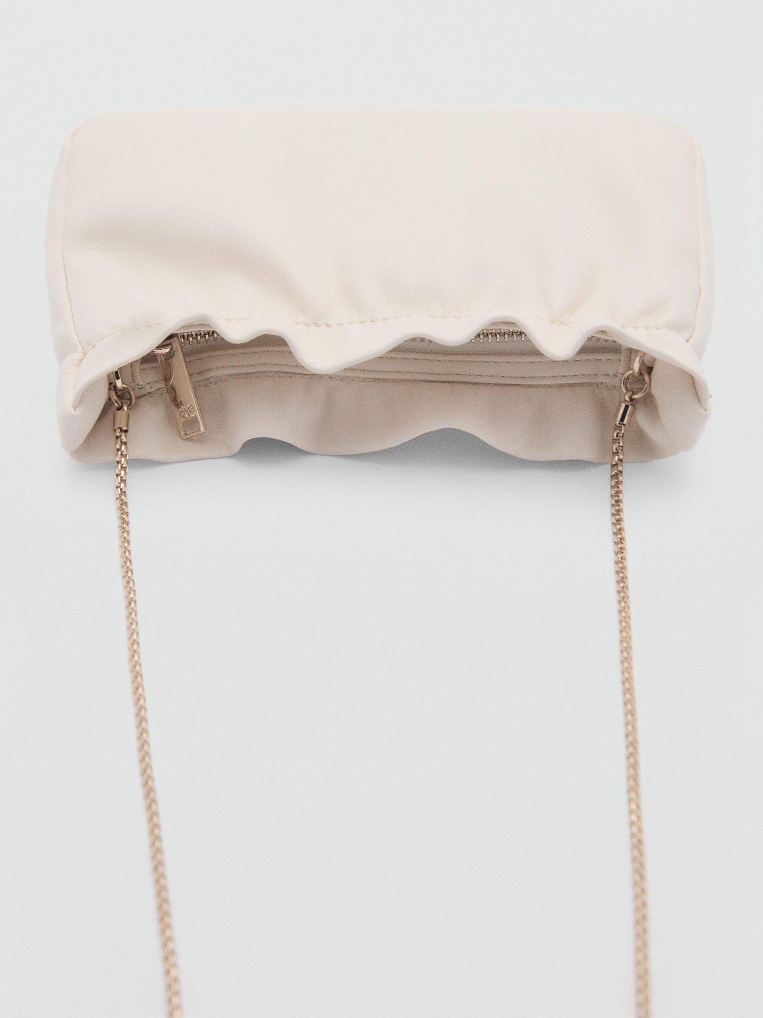 Product image 4 of 4, which shows Mango Alba Chain Strap Bag, Light Beige