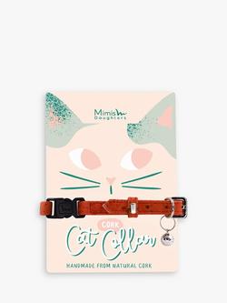 Mimi's Daughters Cork Cat Collar, Multi, Multi