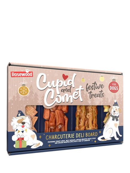 Rosewood Christmas Charcuterie Deli Box Dog Treats, Multi Multi