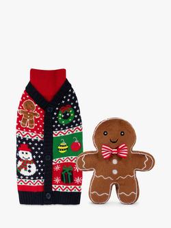 Rosewood Gingerbread Novelty Christmas Eve Dog Gift Pack, Multi Multi