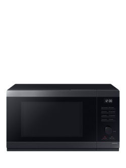 Samsung S32DG4504GGE3 Freestanding Microwave with Auto Cook, 32L, Black Stainless, Black Stainless