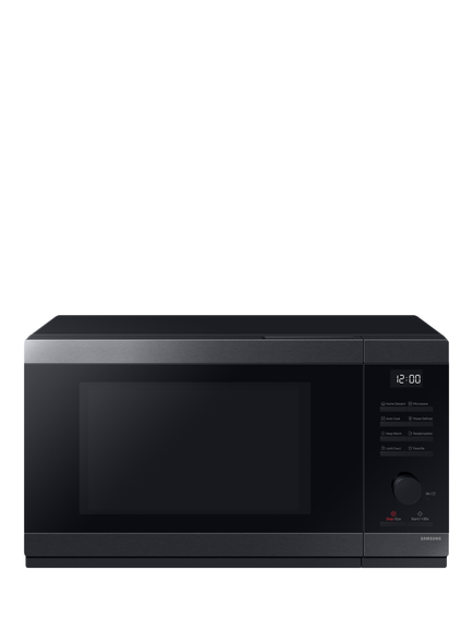 Samsung S32DG4504GGE3 Freestanding Microwave with Auto Cook, 32L, Black Stainless, Black Stainless