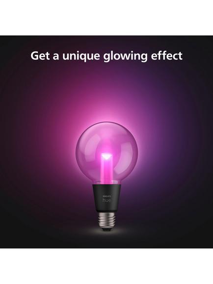 Philips Hue White and Colour Ambiance Wireless Lighting LED Colour Changing Light Bulb with Bluetooth,6.8W E27 Screw Bulb, Single - view 2, Clear